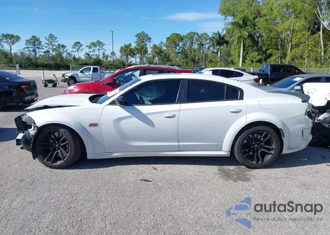 2023 Dodge Charger Scat Pack Widebody из США, поврежденный, VIN 2C3CDXGJXPH643474